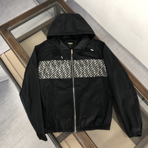 Cheap Fendi Jackets Long Sleeved For Men #1236587 Replica Wholesale [$85.00 USD] [ITEM#1236587] on Replica Fendi Jackets