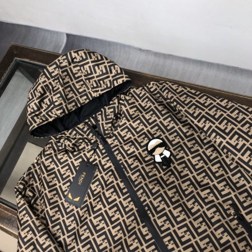 Cheap Fendi Jackets Long Sleeved For Men #1236589 Replica Wholesale [$85.00 USD] [ITEM#1236589] on Replica Fendi Jackets