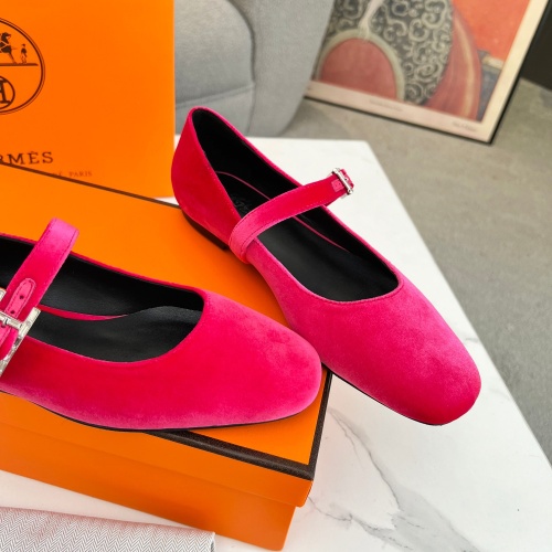 Cheap Hermes Flat Shoes For Women #1236592 Replica Wholesale [$98.00 USD] [ITEM#1236592] on Replica Hermes Flat Shoes