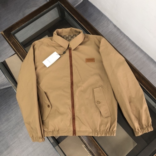 Cheap Gucci Jackets Long Sleeved For Men #1236602 Replica Wholesale [$100.00 USD] [ITEM#1236602] on Replica Gucci Jackets