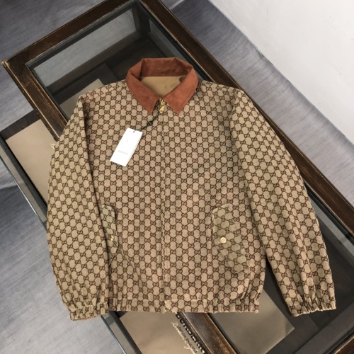 Cheap Gucci Jackets Long Sleeved For Men #1236602 Replica Wholesale [$100.00 USD] [ITEM#1236602] on Replica Gucci Jackets