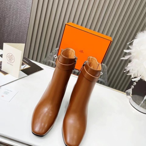 Cheap Hermes Boots For Women #1236607 Replica Wholesale [$108.00 USD] [ITEM#1236607] on Replica Hermes Boots