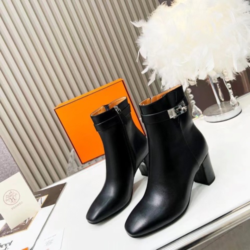 Cheap Hermes Boots For Women #1236610 Replica Wholesale [$108.00 USD] [ITEM#1236610] on Replica Hermes Boots