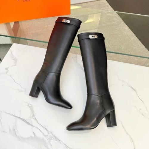 Cheap Hermes Boots For Women #1236621 Replica Wholesale [$125.00 USD] [ITEM#1236621] on Replica Hermes Boots