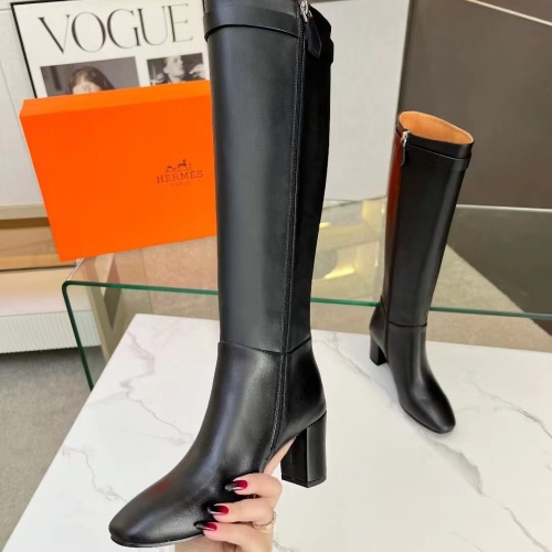 Cheap Hermes Boots For Women #1236621 Replica Wholesale [$125.00 USD] [ITEM#1236621] on Replica Hermes Boots