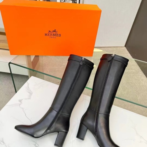 Cheap Hermes Boots For Women #1236621 Replica Wholesale [$125.00 USD] [ITEM#1236621] on Replica Hermes Boots