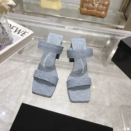 Cheap Alexander Wang Slippers For Women #1236624 Replica Wholesale [$96.00 USD] [ITEM#1236624] on Replica Alexander Wang Slippers