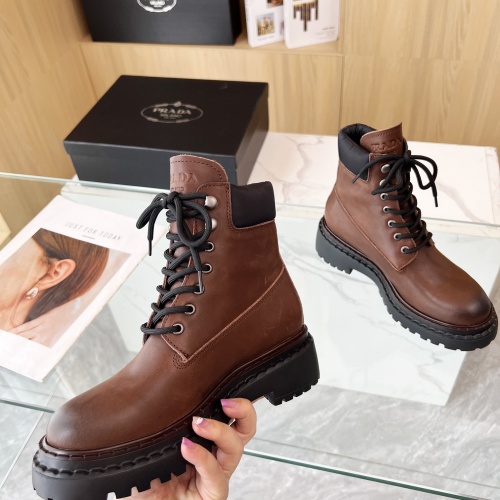 Cheap Prada Boots For Women #1236655 Replica Wholesale [$112.00 USD] [ITEM#1236655] on Replica Prada Boots