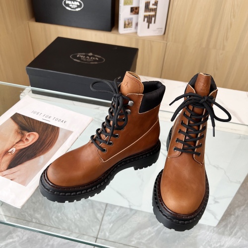 Cheap Prada Boots For Women #1236656 Replica Wholesale [$112.00 USD] [ITEM#1236656] on Replica Prada Boots