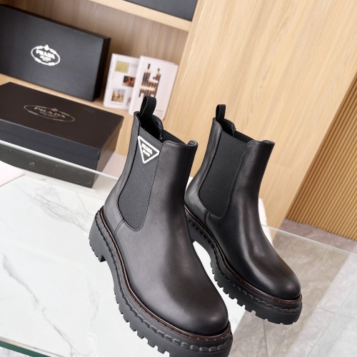 Cheap Prada Boots For Women #1236664 Replica Wholesale [$115.00 USD] [ITEM#1236664] on Replica Prada Boots