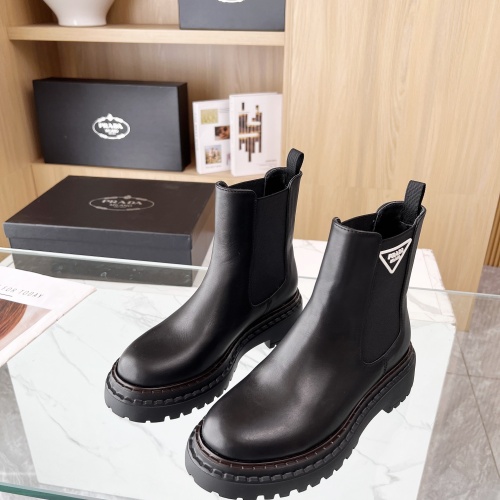 Cheap Prada Boots For Women #1236664 Replica Wholesale [$115.00 USD] [ITEM#1236664] on Replica Prada Boots