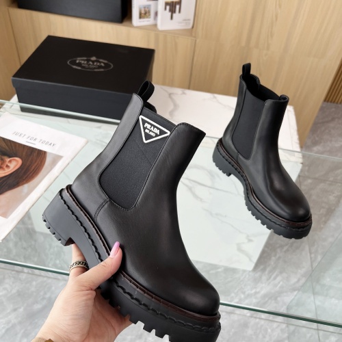 Cheap Prada Boots For Women #1236664 Replica Wholesale [$115.00 USD] [ITEM#1236664] on Replica Prada Boots