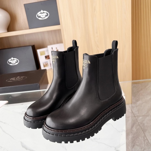 Cheap Prada Boots For Women #1236665 Replica Wholesale [$115.00 USD] [ITEM#1236665] on Replica Prada Boots