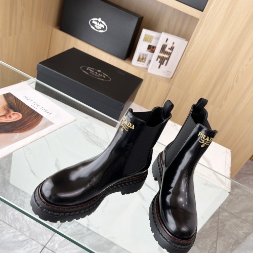 Cheap Prada Boots For Women #1236666 Replica Wholesale [$115.00 USD] [ITEM#1236666] on Replica Prada Boots