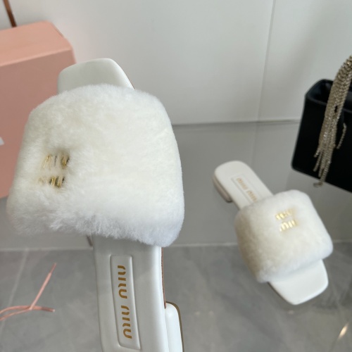 Cheap MIU MIU Slippers For Women #1236672 Replica Wholesale [$96.00 USD] [ITEM#1236672] on Replica MIU MIU Slippers