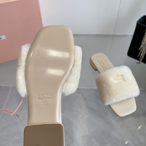 Cheap MIU MIU Slippers For Women #1236673 Replica Wholesale [$96.00 USD] [ITEM#1236673] on Replica MIU MIU Slippers