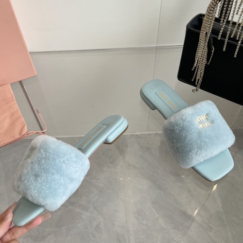 Cheap MIU MIU Slippers For Women #1236674 Replica Wholesale [$96.00 USD] [ITEM#1236674] on Replica MIU MIU Slippers