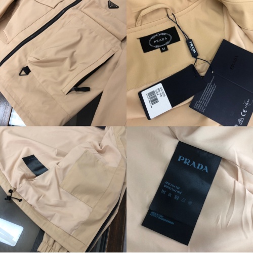 Cheap Prada Jackets Long Sleeved For Men #1236682 Replica Wholesale [$96.00 USD] [ITEM#1236682] on Replica Prada Jackets