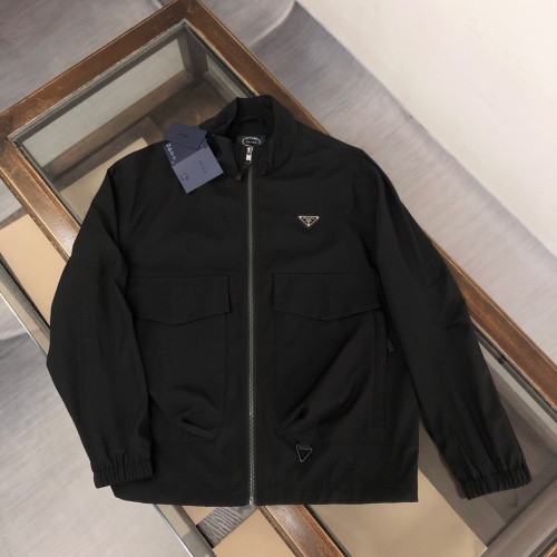 Cheap Prada Jackets Long Sleeved For Men #1236684 Replica Wholesale [$96.00 USD] [ITEM#1236684] on Replica Prada Jackets