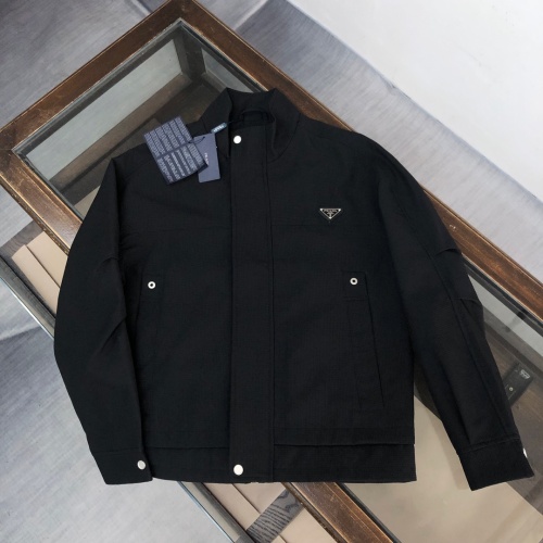 Cheap Prada Jackets Long Sleeved For Men #1236687 Replica Wholesale [$92.00 USD] [ITEM#1236687] on Replica Prada Jackets