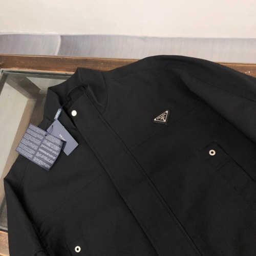 Cheap Prada Jackets Long Sleeved For Men #1236687 Replica Wholesale [$92.00 USD] [ITEM#1236687] on Replica Prada Jackets