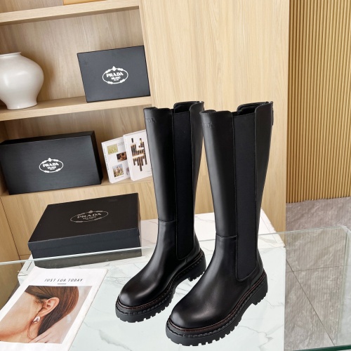 Cheap Prada Boots For Women #1236692 Replica Wholesale [$140.00 USD] [ITEM#1236692] on Replica Prada Boots