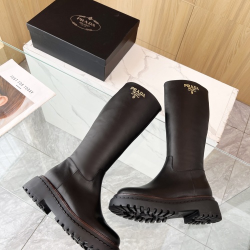 Cheap Prada Boots For Women #1236693 Replica Wholesale [$140.00 USD] [ITEM#1236693] on Replica Prada Boots