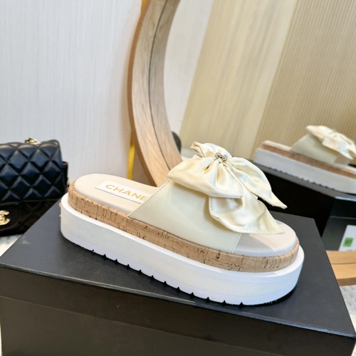 Cheap Chanel Slippers For Women #1236715 Replica Wholesale [$102.00 USD] [ITEM#1236715] on Replica Chanel Slippers