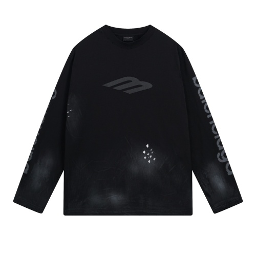 Cheap Balenciaga T-Shirts Long Sleeved For Unisex #1236729 Replica Wholesale [$48.00 USD] [ITEM#1236729] on Replica Balenciaga T-Shirts