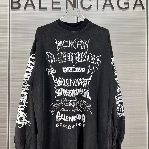 Cheap Balenciaga T-Shirts Long Sleeved For Unisex #1236730 Replica Wholesale [$52.00 USD] [ITEM#1236730] on Replica Balenciaga T-Shirts