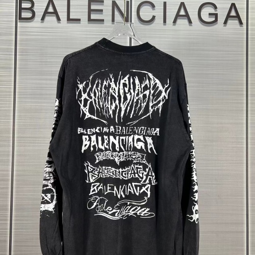 Cheap Balenciaga T-Shirts Long Sleeved For Unisex #1236730 Replica Wholesale [$52.00 USD] [ITEM#1236730] on Replica Balenciaga T-Shirts