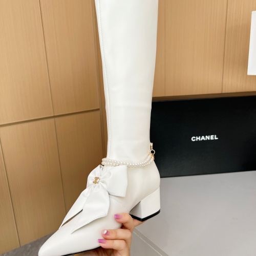 Cheap Chanel Boots For Women #1236745 Replica Wholesale [$150.00 USD] [ITEM#1236745] on Replica Chanel Boots