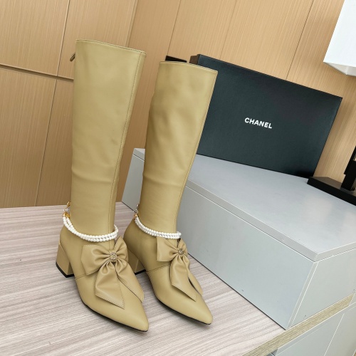 Cheap Chanel Boots For Women #1236747 Replica Wholesale [$150.00 USD] [ITEM#1236747] on Replica Chanel Boots