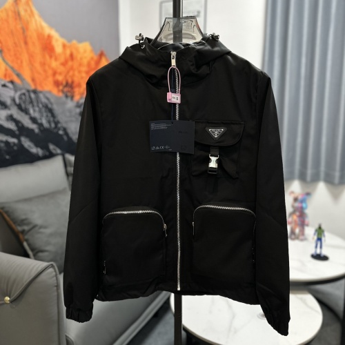 Cheap Prada Jackets Long Sleeved For Unisex #1236769 Replica Wholesale [$80.00 USD] [ITEM#1236769] on Replica Prada Jackets