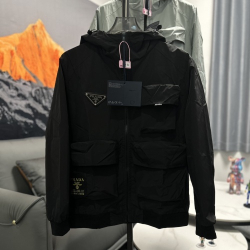 Cheap Prada Jackets Long Sleeved For Unisex #1236782 Replica Wholesale [$85.00 USD] [ITEM#1236782] on Replica Prada Jackets