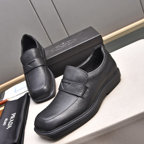 Cheap Prada Leather Shoes For Men #1236893 Replica Wholesale [$102.00 USD] [ITEM#1236893] on Replica Prada Leather Shoes