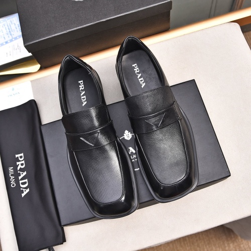 Cheap Prada Leather Shoes For Men #1236894 Replica Wholesale [$102.00 USD] [ITEM#1236894] on Replica Prada Leather Shoes