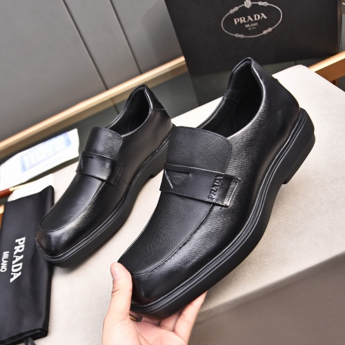 Cheap Prada Leather Shoes For Men #1236894 Replica Wholesale [$102.00 USD] [ITEM#1236894] on Replica Prada Leather Shoes