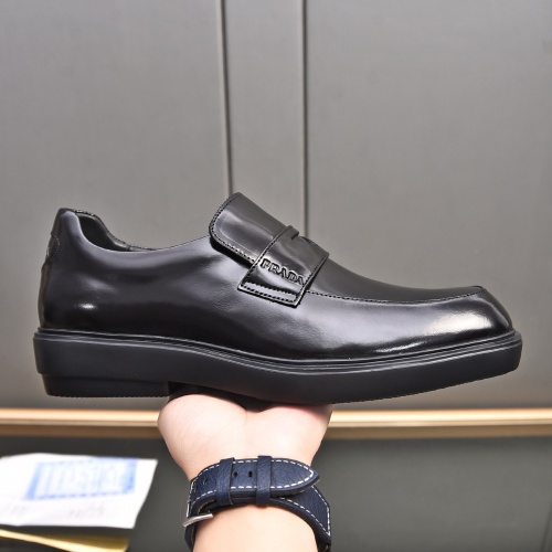 Cheap Prada Leather Shoes For Men #1236897 Replica Wholesale [$102.00 USD] [ITEM#1236897] on Replica Prada Leather Shoes