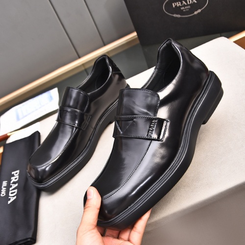 Cheap Prada Leather Shoes For Men #1236897 Replica Wholesale [$102.00 USD] [ITEM#1236897] on Replica Prada Leather Shoes