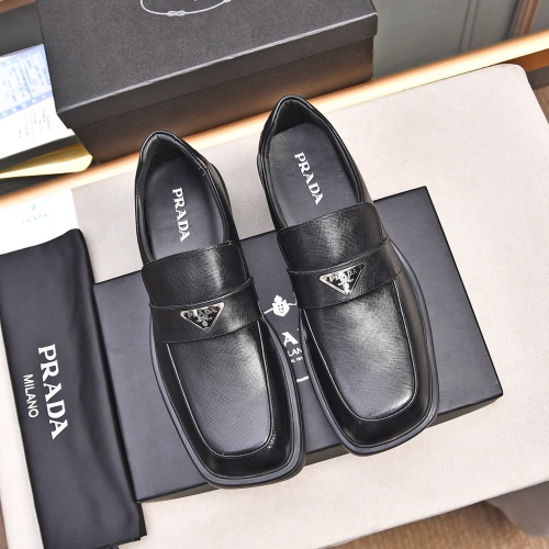 Cheap Prada Leather Shoes For Men #1236902 Replica Wholesale [$102.00 USD] [ITEM#1236902] on Replica Prada Leather Shoes