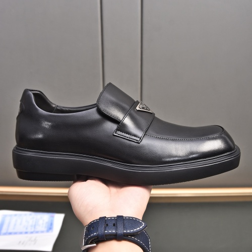 Cheap Prada Leather Shoes For Men #1236903 Replica Wholesale [$102.00 USD] [ITEM#1236903] on Replica Prada Leather Shoes