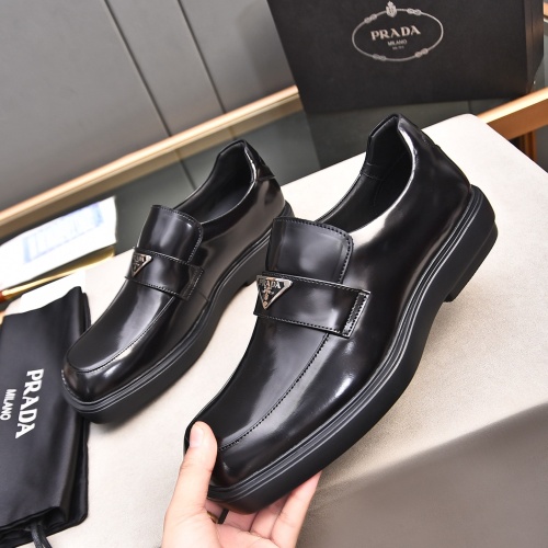 Cheap Prada Leather Shoes For Men #1236904 Replica Wholesale [$102.00 USD] [ITEM#1236904] on Replica Prada Leather Shoes