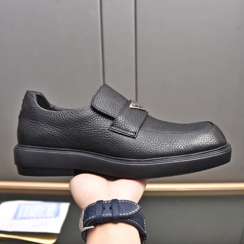 Cheap Prada Leather Shoes For Men #1236905 Replica Wholesale [$102.00 USD] [ITEM#1236905] on Replica Prada Leather Shoes