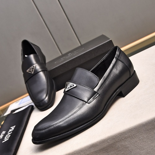 Cheap Prada Leather Shoes For Men #1236910 Replica Wholesale [$98.00 USD] [ITEM#1236910] on Replica Prada Leather Shoes