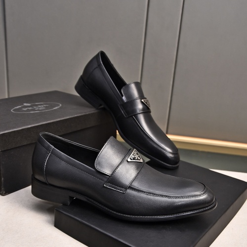 Cheap Prada Leather Shoes For Men #1236910 Replica Wholesale [$98.00 USD] [ITEM#1236910] on Replica Prada Leather Shoes