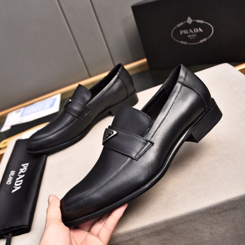 Cheap Prada Leather Shoes For Men #1236910 Replica Wholesale [$98.00 USD] [ITEM#1236910] on Replica Prada Leather Shoes