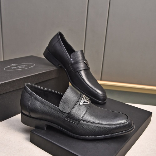 Cheap Prada Leather Shoes For Men #1236912 Replica Wholesale [$98.00 USD] [ITEM#1236912] on Replica Prada Leather Shoes