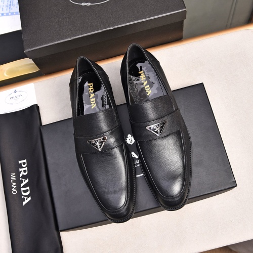 Cheap Prada Leather Shoes For Men #1236912 Replica Wholesale [$98.00 USD] [ITEM#1236912] on Replica Prada Leather Shoes