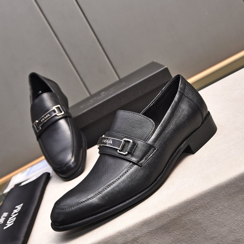 Cheap Prada Leather Shoes For Men #1236915 Replica Wholesale [$98.00 USD] [ITEM#1236915] on Replica Prada Leather Shoes